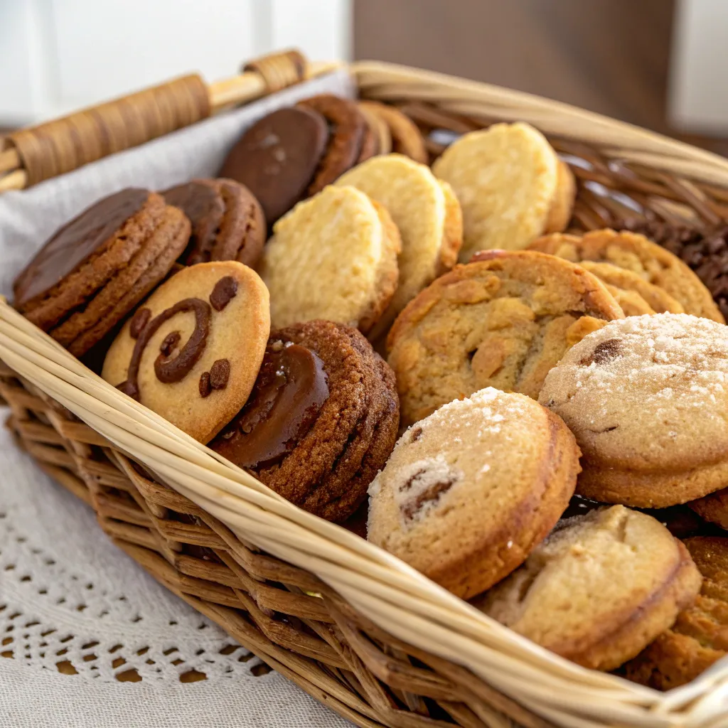 Basket of cookies